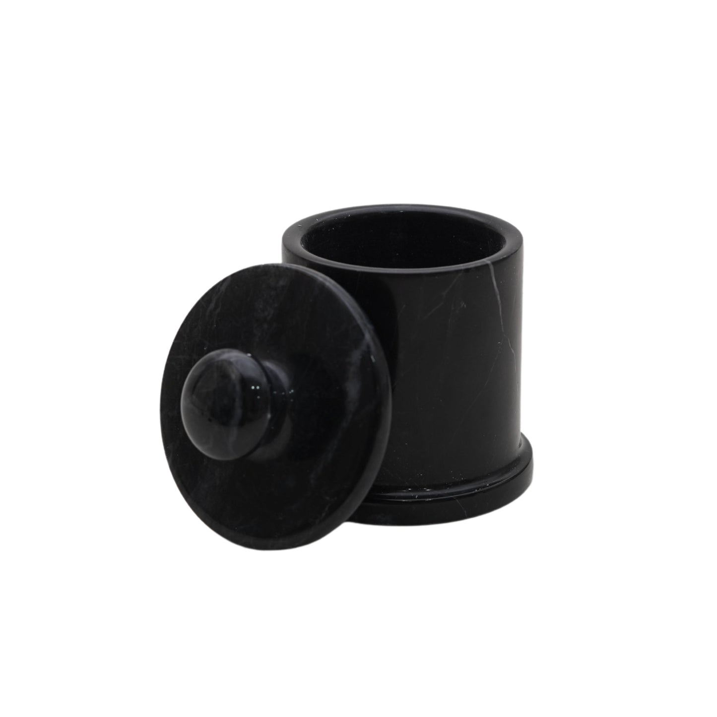 Allure Jar - Black Marble
