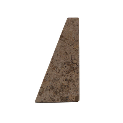 Classic Bookend - Fossil Stone